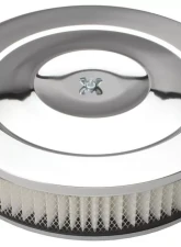 Trans-Dapt Performance PERFORMANCE-Style Air Cleaner;14 in. Dia; 2-1/8 in. Tall; Recess Base-CHROME                                     - 2147 - Image 4