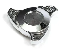 Trans-Dapt Performance Air Cleaner Wing Nut 1/4 in.-20; Spinner Style-CHROME