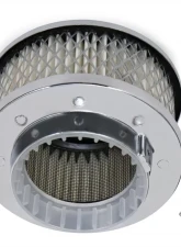 Trans-Dapt Performance Deep Dish Style Air Cleaner Set 4 in. Dia., 2 in. Tall, 2-5/8 in. Neck-CHROME                                     - 2170 - Image 2