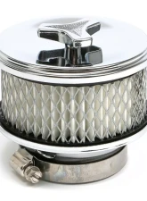 Trans-Dapt Performance Deep Dish Style Air Cleaner Set 4 in. Dia., 2 in. Tall, 2-5/8 in. Neck-CHROME                                     - 2170 - Image 3