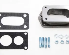 Trans-Dapt Performance 1-3/4 in. Tall, Weber DGV to Toyota 22R Carburetor Adapter -Cast Aluminum