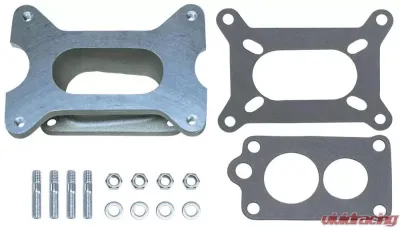 Trans-Dapt Performance 1-3/4 in. Tall, Holley 2bbl. to Toyota 22R Carburetor Adapter -Cast Aluminum - 2184