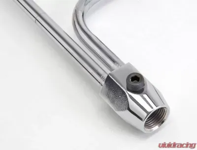 Trans-Dapt Performance Holley Model 3310-2 (8-21/32 in. Centers); Steel/Chrome Fuel Lines - 2194