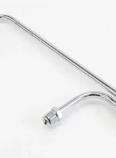 Trans-Dapt Performance Holley Model 3310-2 (8-21/32 in. Centers); Steel/Chrome Fuel Lines                                     - 2194 - Image 2