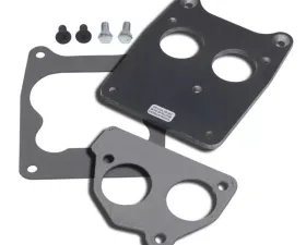 Trans-Dapt Performance SB Chevy TBI on to Quadrajet 4BBL Manifold- REAR MOUNT Carburetor to TBI Adapter