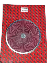 Trans-Dapt Performance Hi-Flow Cotton Air Cleaner Top; 14 in. Diameter-CHROME                                     - 2231 - Image 5