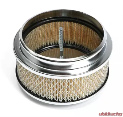Trans-Dapt Performance MUSCLE CAR Air Cleaner; 6-3/8 in. Dia., 2-1/2 in. Tall, 5-1/8 in. Neck-CHROME - 2292