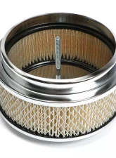 Trans-Dapt Performance MUSCLE CAR Air Cleaner; 6-3/8 in. Dia., 2-1/2 in. Tall, 5-1/8 in. Neck-CHROME                                     - 2292 - Image 3