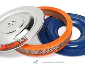 Trans-Dapt Performance Ford Mustang 14 in. x 2 in. Air Cleaner Set; factory style 289 CI Sticker