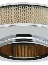 Trans-Dapt Performance 14 in. X 3 in. MUSCLE CAR-STYLE AIR CLEANER SET; DOMINATOR BASE; CHROME                                     - 2300 - Image 2