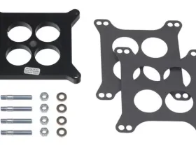 Trans-Dapt Performance 1/2 in. HOLLEY 4BBL SPACER - Ported- Plastic Phenolic Carburetor Spacer