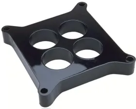 Trans-Dapt Performance 1 in. HOLLEY 4BBL SPACER - Ported- Plastic Phenolic Carburetor Spacer