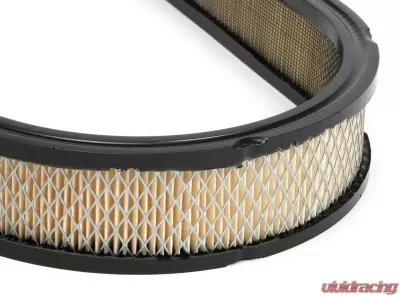 Trans-Dapt Performance Oval Air Filter Element; 7.88 in. Width, 14.625 in. Length, 2 in. Tall- PAPER - 2392