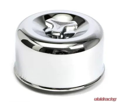 Trans-Dapt Performance 3-DUECE Style Air Cleaner; 4-5/8 in. Dia.; 2-1/16 in. or 2-5/8 in. Neck-CHROME - 2399