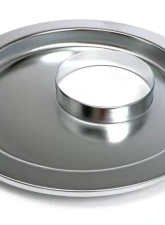 Trans-Dapt Performance FLAT, OFFSET Air Cleaner Base (GM w/Large HEI);14 in. dia; 5-1/8 in. Neck-CHROME                                     - 2430 - Image 2
