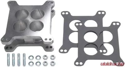 Trans-Dapt Performance 2 in. HOLLEY/AFB 4BBL- Cast Aluminum SWIRL-TORQUE Carburetor Spacer - 2432