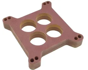 Trans-Dapt Performance 1 in. HOLLEY/AFB 4BBL SPACER - Ported- Canvas Phenolic Carburetor Spacer