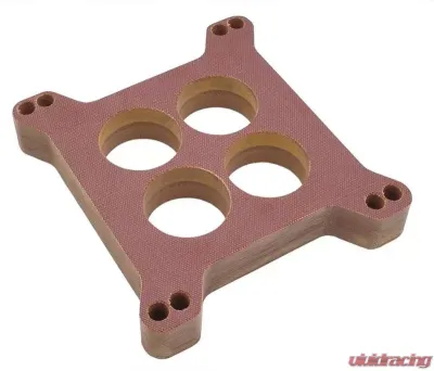 Trans-Dapt Performance 1 in. HOLLEY/AFB 4BBL SPACER - Ported- Canvas Phenolic Carburetor Spacer - 2447