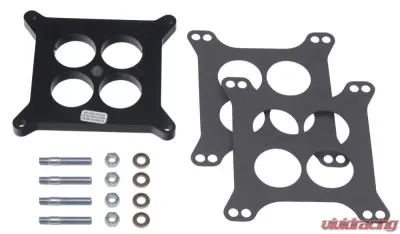 Trans-Dapt Performance 1/2 in. HOLLEY 4BBL SQUARE BORE- Plastic Phenolic SWIRL-TORQUE Spacer - 2528