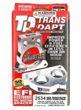 Trans-Dapt Performance 92-95 GM Truck/SUV w/4.3L V6, 5.0L,5.7L V8- SWIRL-TORQUE Throttle Body Spacer                                     - 2534 - Image 4