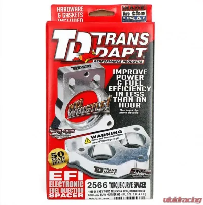Trans-Dapt Performance 99-07 Chevy/GMC 1500-3500 Truck/SUV;4.8L,5.3L,6.0L,8.1- TORQUE-CURVE MPFI Spacer - 2566