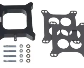 Trans-Dapt Performance 1 in. HOLLEY 4BBL SPACER with PCV - Open- Plastic Phenolic Carburetor Spacer