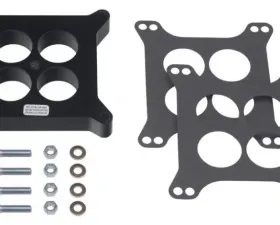 Trans-Dapt Performance 1 in. HOLLEY 4BBL SPACER with PCV - Ported- Plastic Phenolic Carburetor Spacer
