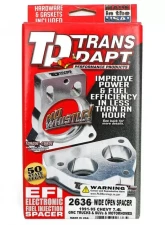 Trans-Dapt Performance 91-95 4.3L V6 or 5.0L, 5.7L V8 GM Truck/SUV- WIDE-OPEN Throttle Body Spacer                                     - 2636 - Image 3