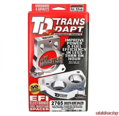 Trans-Dapt Performance 96-00 Chevy/GMC 1500-3500 Truck/SUV;5.0L, 5.7L Vortec- SMOOTH-BORE MPFI Spacer - 2765