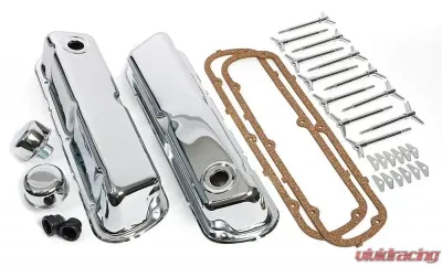 Trans-Dapt Performance SB FORD Engine Dress-Up Kit; SHORT Valve Covers; SB FORD-CHROME Ford - 3048