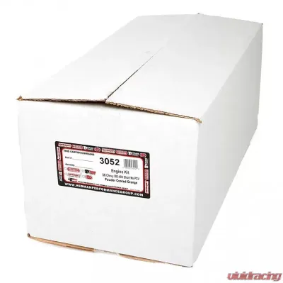 Trans-Dapt Performance 1958-86 SB CHEVROLET 283-400 ENGINE KIT WITHOUT PCV- CHEVY ORANGE POWDER-COATED - 3052