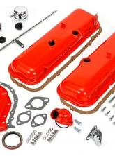 Trans-Dapt Performance 1965-95 BB CHEVROLET 396-454 ENGINE KIT WITH PCV- CHEVY ORANGE POWDER-COATED                                     - 3056 - Image 5