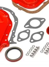 Trans-Dapt Performance 1965-95 BB CHEVROLET 396-454 ENGINE KIT WITHOUT PCV- CHEVY ORANGE POWDER-COATED                                     - 3058 - Image 4