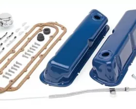 Trans-Dapt Performance 1962-85 SB FORD 260-351W ENGINE KIT- FORD BLUE POWDER-COATED
