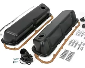 Trans-Dapt Performance 1962-85 SB FORD 260-351W ENGINE KIT- ASPHALT BLACK POWDER-COATED