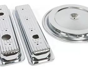 Trans-Dapt Performance CHEVY TRUCK Engine Kit;SINGLE BOLT Air Cleaner; 88-92 GM TRUCK 5.0/5.7L-CHROME