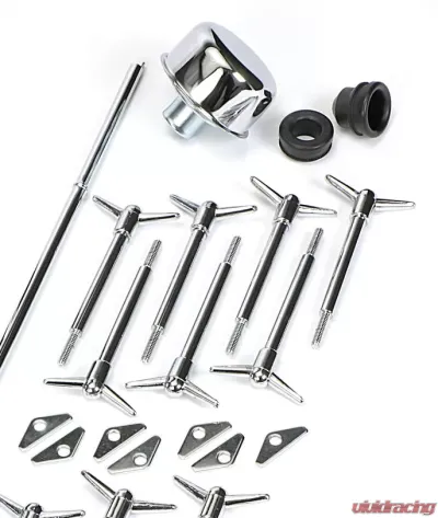 Trans-Dapt Performance Engine Kit; BB CHEVROLET 396-454 (Mark IV); Tall Valve Covers- CHROME - 3144