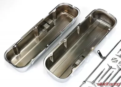 Trans-Dapt Performance Engine Kit; BB CHEVROLET 396-454 (Mark IV); Tall Valve Covers- CHROME - 3144