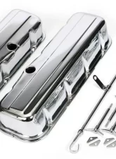 Trans-Dapt Performance Engine Kit; BB CHEVROLET 396-454 (Mark IV); Tall Valve Covers- CHROME                                     - 3144 - Image 5
