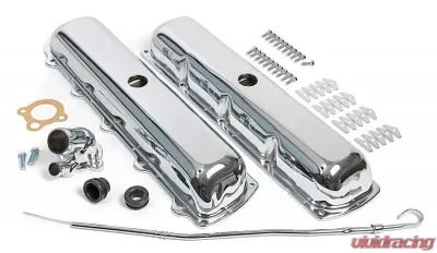 Trans-Dapt Performance OLDS and PONTIAC Engine Kit; CENTER PCV; OLDS 330-455 and PONTIAC 403-CHROME - 3381
