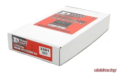 Trans-Dapt Performance OLDS and PONTIAC Engine Kit; OFFSET PCV; OLDS 330-455 and PONTIAC 403-CHROME - 3391