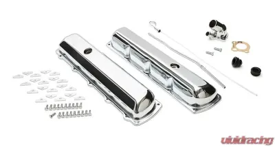 Trans-Dapt Performance OLDS and PONTIAC Engine Kit; OFFSET PCV; OLDS 330-455 and PONTIAC 403-CHROME - 3391