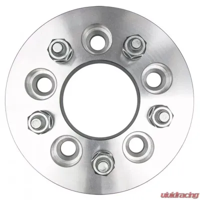 Trans-Dapt Performance 5 LUG Wheel Spacers; 4.5 in. Bolt Circle; 12mmx1.5 Threads (pr)- ALUMINUM - 3607