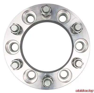 Trans-Dapt Performance 6 LUG Wheel Spacers; 5.5 in. Bolt Circle; 14mmx1.5 Threads (pr)- ALUMINUM - 3618