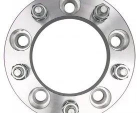 Trans-Dapt Performance 5 LUG Wheel Spacers; 5.5 in. Bolt Circle; 12mmx1.5 Threads (pr)- ALUMINUM