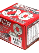 Trans-Dapt Performance BILLET WHEEL SPACERS; 5 LUG; 4.5 in. BOLT CIRCLE; 1/2 in.-20 STUDS; 1 in. THICK                                     - 3624 - Image 3