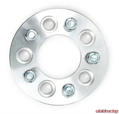 Trans-Dapt Performance BILLET WHEEL SPACERS; 5 LUG; 4.5 in. BOLT CIRCLE; 1/2 in.-20 STUDS; 1 in. THICK - 3624
