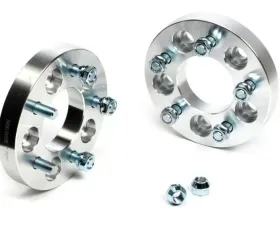 Trans-Dapt Performance BILLET WHEEL SPACERS; 5 LUG; 4.5 in. BOLT CIRCLE; 1/2 in.-20 STUDS; 1 in. THICK