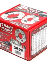 Trans-Dapt Performance BILLET WHEEL SPACERS; 6 LUG; 5.5 in. BOLT CIRCLE; 12MM X 1.5 STUDS; 1-1/4 in.                                     - 3626 - Image 4