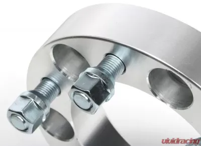 Trans-Dapt Performance BILLET WHEEL SPACERS; 6 LUG; 5.5 in. BOLT CIRCLE; 12MM X 1.5 STUDS; 1-1/4 in. - 3626